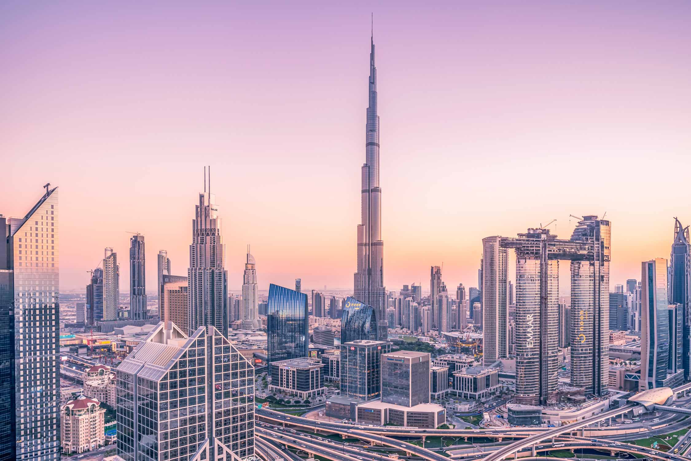 Dubai day skyline