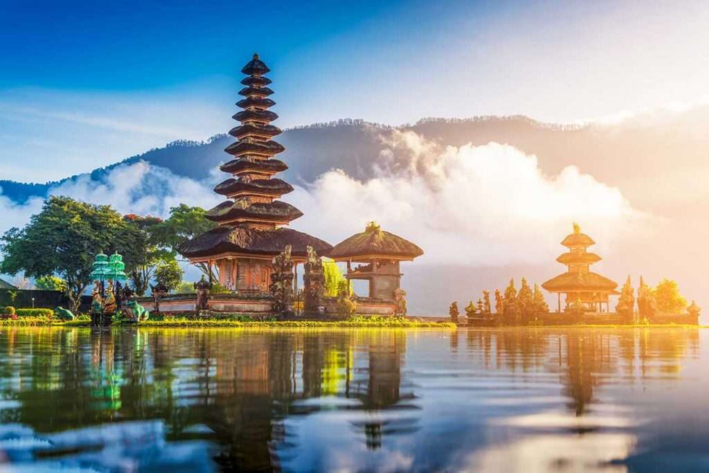 Pura Ulun Danu Bratan temple
in Indonesia