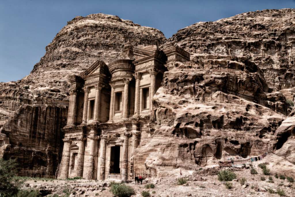 the antique site of petra in jordan the monastery