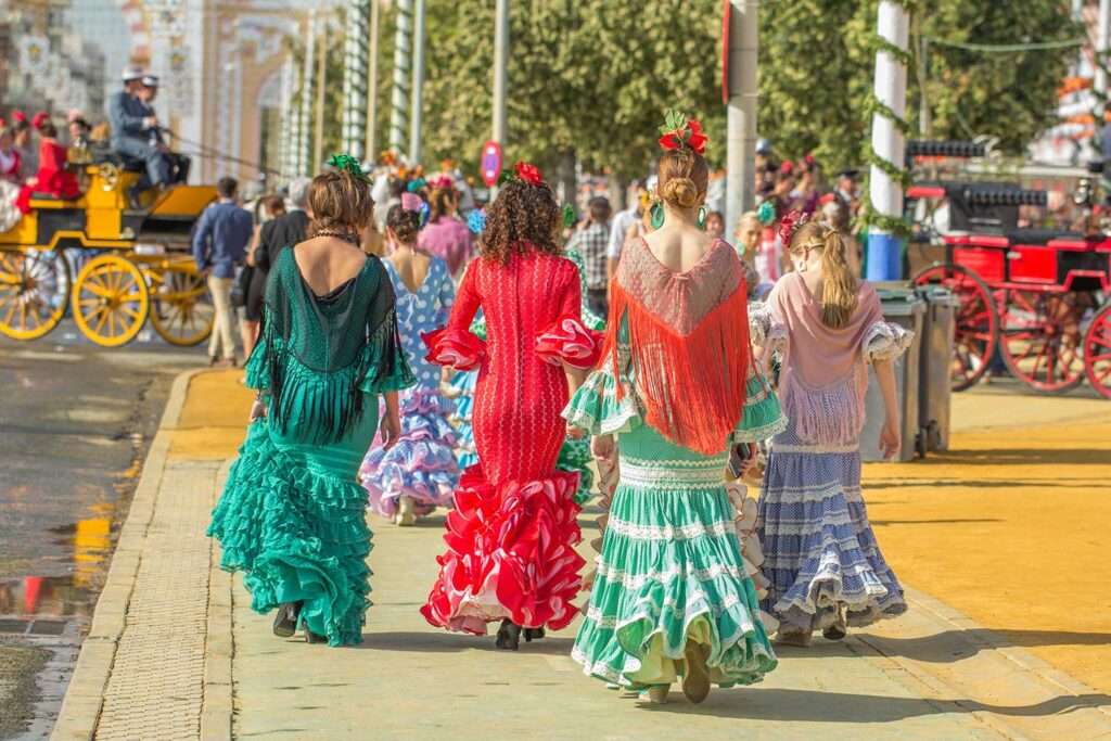 Feria de abril in Seville, Spain 