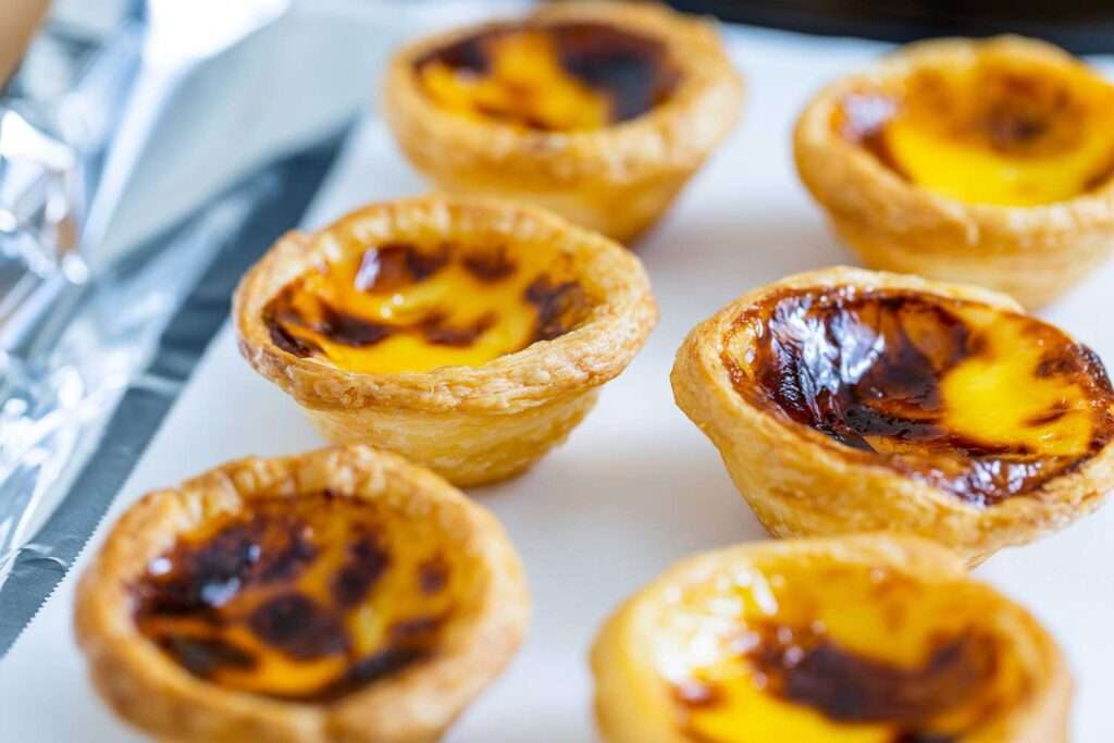 Homemade pastéis de nata.