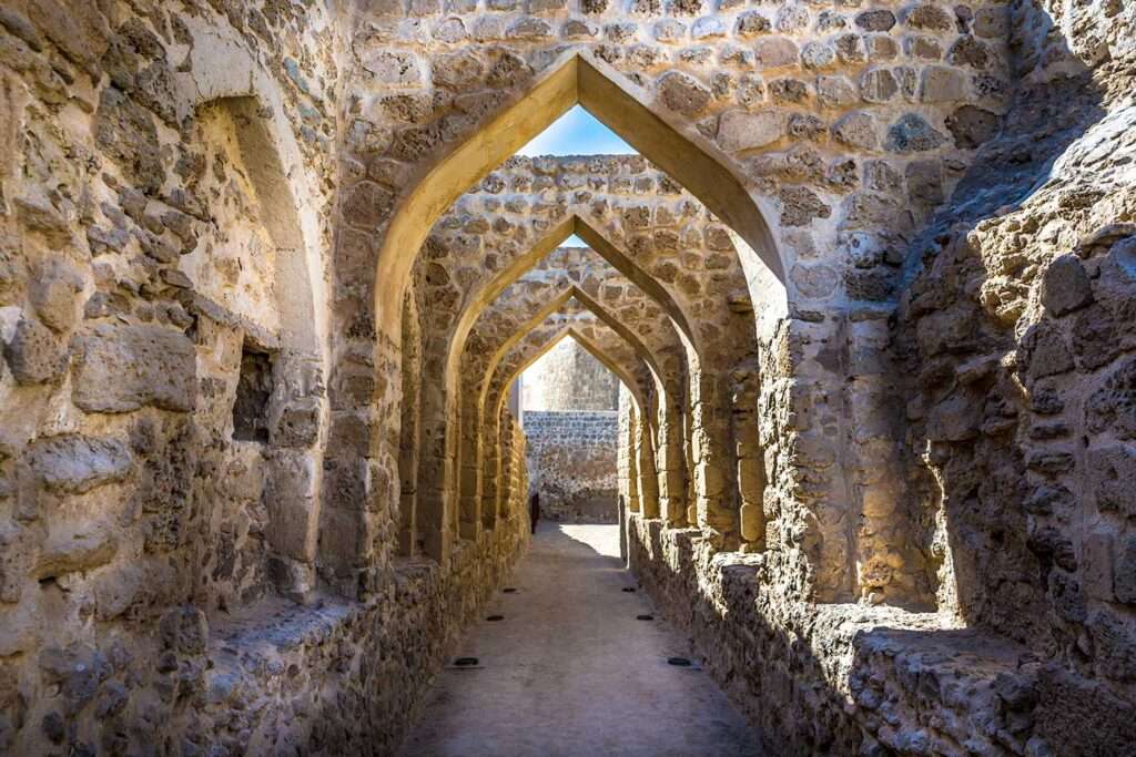 Qal'at al-Bahrain archaeological site, also known as the Portuguese Fort, Bahrain